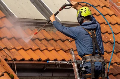 Démoussage et hydrofuge de toiture à Lauresses